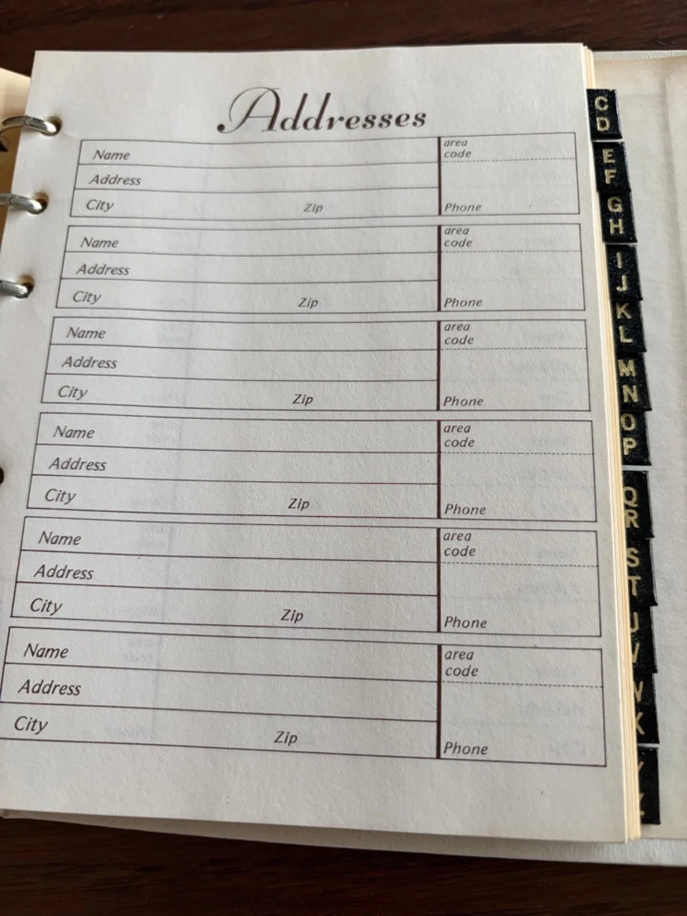 Vintage Current 1978 Address & Phone Number Book. Floral. Pastels. 6.5” x 5.5”